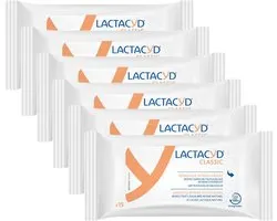 Lactacyd Classic - 6 x 50 lingettes - lingettes intimes nettoyantes