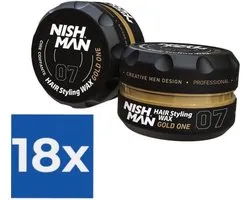 Nishman- Hair Wax- 07 Gold One 18 stuks