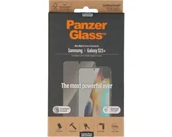 PanzerGlass Screenprotector geschikt voor Samsung Galaxy S23 Plus Glazen | PanzerGlass Ultra-Wide Fit Screenprotector - Case Friendly + Installatie Frame