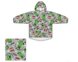Minecraft Hoodie Fleece deken, Boom - Kind - One Size (7-14 jaar) - Polyester