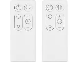 Idea 2 Stuks Fan Afstandsbediening Bureau Handset Toren Compatibel met Dyson AM06 AM07 AM08 Wit (zonder Batterij)