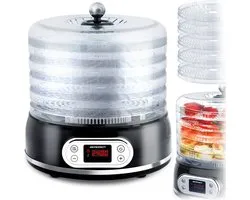 Berdsen BD-691 Voedseldroger - 400W - 5 Trays - Digitaal Display - Zwart