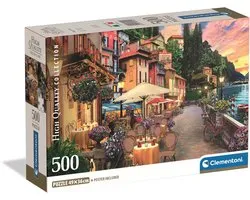 Clementoni - Puzzel - 500 Stukjes - Meer van Como - Puzzel Voor Volwassenen - High Quality Collection