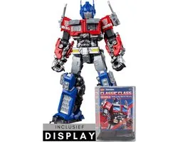 Blokees - Transformers Optimus Prime incl display box & kaarten | Auto Bots Wars Action Figure Edition | Robot technic modelbouw | model kit | Speelgoed legacy star bouwpakket | Bekend van manga & anime