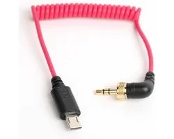 Sync Deity TC-1 3,5 mm vergrendeling Jack naar Micro-USB tijdcode kabel voor Sony FX3/FX30 A1 A7Siii
