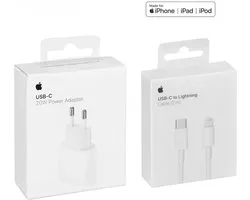 Apple 20W-voedingsadapter - USB‑C + 2m USB‑C-naar-Lightning-kabel