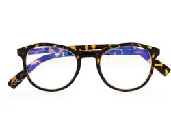 BlueShields by Noci Eyewear RFD350 Figo Lunettes de sécurité avec puissance +1.00 - Écaille - Filtre lumière Blauw