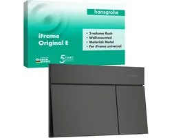 Hansgrohe iFrame Element E - Commande affleurante, chrome noir brossé 66003340