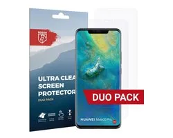 Rosso Screen Protector Ultra Clear Duo Pack Geschikt voor Huawei Mate 20 Pro | Folie | 2 Stuks