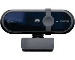 i-tec - Solomon 100 - Webcam - Full HD - Vaste Focus - 1 microfoon - Privacyafdekking - Auto beeldverbetering - Laptop & PC - Plug & Play