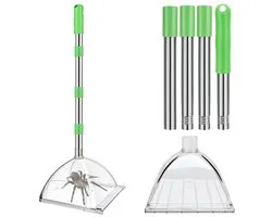 Spinnenvanger - Insectenvanger - Extra Lang Ca. 83 cm - 4-delige Verstelbare Steel - Spidercatcher - Opvouwbare Insectenval - Verstelbare Spinnenvanger Lange Steel - Spinnengrijper Voor Veilig Vangen En Verwijderen Van Spinnen, Kakkerlakken En Wespen