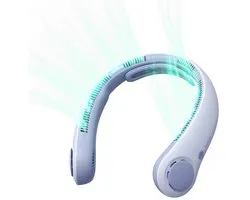 Golaro Nekventilator - Handventilator - Draagbare Ventilator - Nek Ventilator - Nek Ventilator met Koeling - Oplaadbaar - Blauw