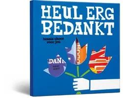 Tony's Chocolonely - Heul erg bedankt - Bedankt - Chocolade Cadeautje - Geschenkset met 2 Smaakvolle Chocolade Kadootjes - Melk Chocolade en Melk Karamel Zeezout - 360 Gram