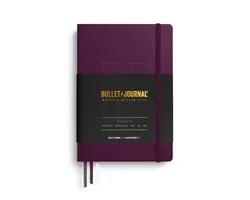 Leuchtturm1917 - Bullet Journal Editie 2.0 - A5 Medium 14,5 x 21 cm - Paars - Purple - harde kaft - dotted - stippellijnen