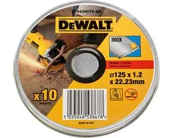 DeWALT 125x1.2mm Slijpschijven in blik (10 stuks) - DT42340TZ