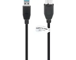 OneOne 1,8m USB 3.0 kabel. Sterke datakabel Micro USB B. 5 Gbps oplaadkabel snoer past op Western Digital / WD My passport WDBGPU0010BBK-NESN, WDBYFT0040BOR-WESN, My Book Desktop WDBBGB0100HBK-NESN, WDBYFT0040BBK-WESN, WDBAMJ0010BGY-NESN