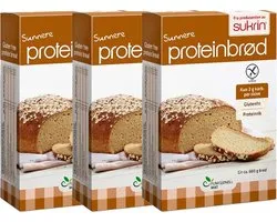 Sukrin | Proteïne Broodmix | 3 stuks | 3 x 224g