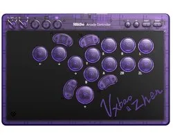 8BitDo Arcade Purple NSW/PC - Draadloos - Bluetooth - 2.4GHz - Compatibel met Nintendo Switch en PC