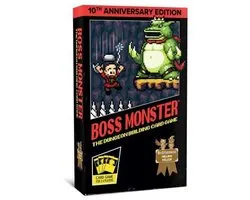Asmodee kaartspel Boss Monster 10th Anniversary Edition strategisch.