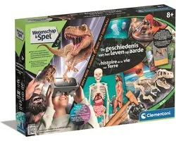 Clementoni Wetenschap & Spel - Geschiedenis van het leven op aarde - Met T-Rex skelet en VR bril - Vanaf 7 jaar