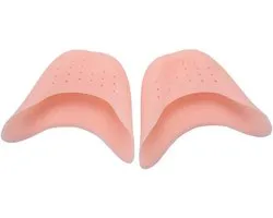 Silicone Gel Toe Caps - Ballet Shoes - 1 Pair Soft Ballet Pointe Dance Shoes - Dancing Toe Pads Protector - Foot Care - Forefoot Cushions Covers - Footrest met Ademend Gat