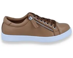 Andrea Conti Dames Sneaker Brandy | Cognac | Maat: 39