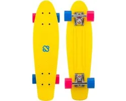 Nijdam FlipGrip Skateboard - Boulevard Trickster - Geel
