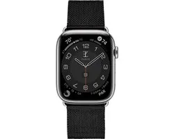 Bracelet de montre Elysian adapté à Apple Watch - Mesh - Acier inoxydable 316L - 18 mm - Dégagement Quick - Ajustable - Bracelet milanais - Série 1/2/3/4/5/6/7/8/ S/ - Apple Watch Strap 38/40 / 41mm