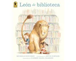 León de biblioteca
