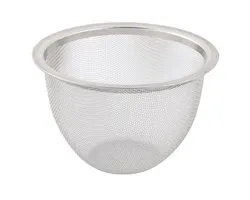 sourcingmap Stainless Steel Tea Leaf Spice Round Wire Mesh Filter Strainer 8cm Dia