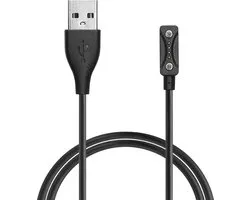 kwmobile USB-oplaadkabel geschikt voor Polar Ignite 3/ Pacer/ Pacer Pro/ Vantage V3/Vantage M3 kabel - Laadkabel voor smartwatch - in zwart
