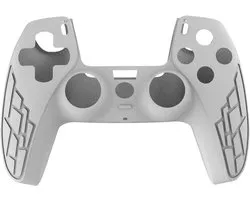 Grip Silicone Cover / Skin adapté pour Playstation 5 PS5 DualSense Controller Wit
