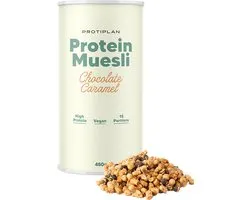 Protiplan - Protein Muesli Chocolate Caramel - 450 g - 15 porties - Eiwitrijk
