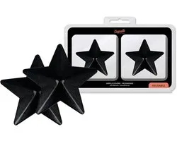 COQUETTE ACCESSORIES | Coquette Chic Desire Nipple Covers - Black Stars | BDSM | Fetish | Kinky | Bondage | Sex Toy for Woman