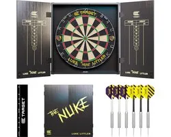 Target Luke Littler Dart Board Cabinet Set