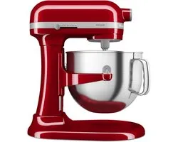 KitchenAid Keukenrobot - Artisan - In hoogte verstelbare kom - 375 W - Krachtig met 11 snelheden - Roestvrijstalen accessoires - 6,6L - Keizerrood