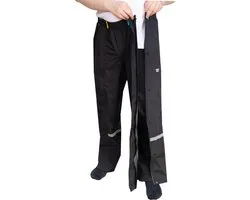 Hello Rain ZipDry Regenbroek - Afritsbaar - Zijrits Innovatieve Regenkleding S