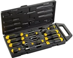 STANLEY Cushiongrip Screwdriver set - 10 pièces