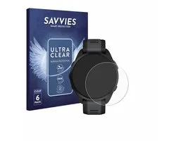 Savvies - Screenprotector voor Garmin Forerunner 165 Music - Folie Beschermfolie transparant 6 Stuks