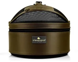 Sleepypod Mobile Pet Bed 3-en-1 - Vert olive - sac de transport - siège auto - lit pour animaux