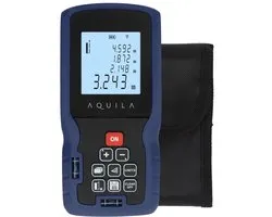 Aquila Lasermeter Afstandsmeter Digitaal tot 40m - Digitale Afstandsmeter Laser - Laserafstandsmeter - Laser Afstandsmeters - Alternatief voor Meetlint - Meet Afstand, Oppervlakte & Volume - Pythagoras - 2x Waterpas - 1,5mm Nauwkeurig