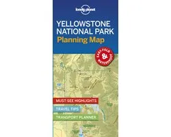 Map- Lonely Planet Yellowstone National Park Planning Map