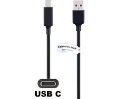 OneOne 0,8m USB C kabel. Sterke 60W laadkabel. Stevig oplaadkabel snoer past op Motorola Moto G24 Power, Moto G34, Moto G35, Moto G54, Moto G55, Moto G64, Moto G75, Moto G84, Moto G85, Moto S50, S50 Neo