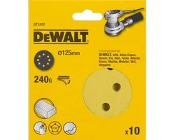 DeWALT DT3107 P240 Schuurschijf 125mm VE=10
