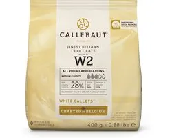 Callebaut Chocolade Callets - Wit - 400g - Belgische Chocolade