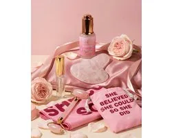 HG Aesthetics Moederdag Skincare Set & Beauty Set – Gua Sha, Jade Roller, Hyaluron Serum & Lip Oil – Complete Gezichtsverzorging & Self Care Set – Luxe Wellness Set – Moederdag Cadeau