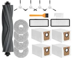 PolkaHome® Complete Accessoireset geschikt voor Dreame L10s Ultra, L10 Ultra, L10s Pro, L10s Pro Gen 2, L10 Prime, L10 Pro & Xiaomi X10+, X20+ – Hoofdborstel, Filters, Stofzakken, Zijborstels en Dweilpads