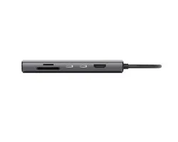 Sitecom - Hub multiport USB-C 5 en 1 - HDMI - SD + MicroSD 104 Mo/s - USB-C - USB-A - 10 Gbit/s