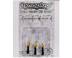 Dynaplug Soft Tip Bandenpluggen 3 Eenheden Zwart,Goud