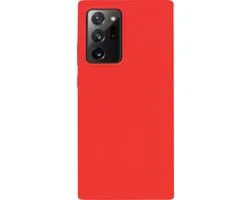 BMAX Siliconen hard case hoesje geschikt voor Samsung Galaxy Note 20 Ultra / Hard Cover / Beschermhoesje / Telefoonhoesje / Hard case / Telefoonbescherming - Rood